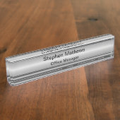 クラスエグゼクティブデスク名プレート デスクネームプレート (側面)