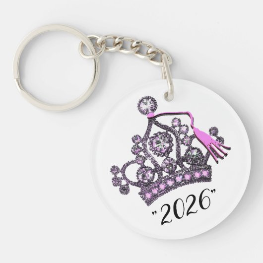 「クラスオブ2026」プリンセス ティアラ キーホルダー (正面)