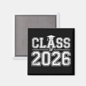 クラスオブ2026 卒業 26 卒業生 ヴィンテージ マグネット (正面/裏面)