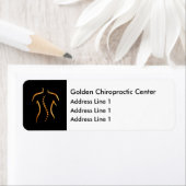 クラスカイロプラクターの一括差出人住所ラベル ラベル (インサイチュ)