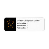 クラスカイロプラクターの一括差出人住所ラベル ラベル (正面)