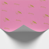 クラスカスタムオブ年の名モダン前 ラッピングペーパー (角)