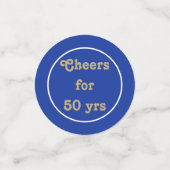 クラスカスタム懇親会テーブル紙吹雪!! コンフェッティ (スモール正面)