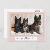 クラスガールズ衣服パールハガキ ポストカード (正面/裏面)