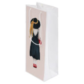 クラスガールワイン抱き枕 ワインギフトバッグ (正面アングル)