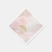 クラスクラウンピンクキンセアニェラカスタム スタンダードカクテルナプキン (角)