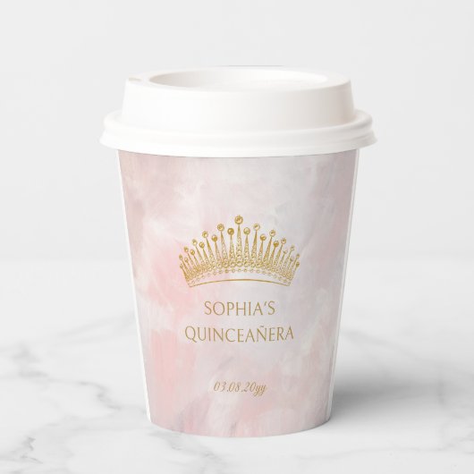 クラスクラウンピンクキンセアニェラカスタム 紙コップ (裏面)