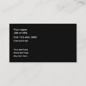 クラスクラシックの自動復元 名刺 (裏面)