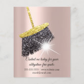 クラスクリーニングサービスハウス保ズレジデンシャル チラシ (裏面)