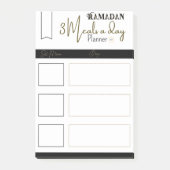 クラスグリーニーラマダン3食日プランナー ポストイット (正面)