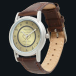 クラスゴールデン結婚ズ記念時計 腕時計<br><div class="desc">金ゴールドと黒のカラーと金ゴールドを使用したデジタルデザインは、様々なデザイン画カスタム像、形状、パターン、スタイル、フォントを備えた50周年記念ウォッチを提供す結婚る。この魅力的でエレガントデザイン来は、お客様の特別な機会に合わせてカスタマイズ可能な文字レタリングを備えている。共有特別にデザインされたアニバーサリーウォッチと一緒に、このグランドイベントの貴重な思い出結婚。このデザインは、あなたの記憶に残るお祝いを完了するために一致する招待状、プレート、磁石、ボタン、バインダー、装飾用クッションなどで利用可能である。</div>