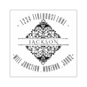 クラスサークル華美差出人住所スタンプ ラバースタンプ (インプリント)