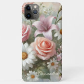 クラスシックバラファインアートボタニカル絵を描ズ Case-Mate iPhoneケース (裏面)