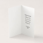 クラスシンプルの予算ロゴテンプレートサンキューカード (内部)