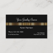 クラスジュエリーおよび金ゴールドソースデザイン 名刺 (正面)