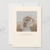 クラススクリプト卒業発表カード 案内状 (裏面)