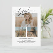 クラススクリプト卒業発表カード 案内状 (スタンド正面)