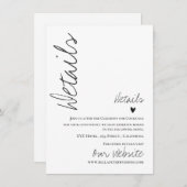 クラススクリプト結婚の詳細エンクロージャカード エンクロージャーカード (正面/裏面)