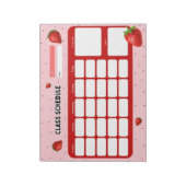 クラススケジュール ノートパッド (回転)