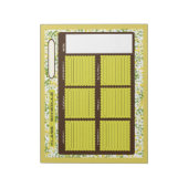 クラススケジュール ノートパッド (回転)