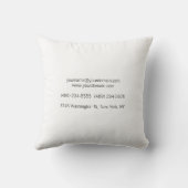 クラスススタイリッシュクリプト名前の追加 クッション (裏面)