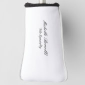 クラスススタイリッシュクリプト名前の追加 ゴルフヘッドカバー (回転90)