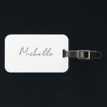 クラスススタイリッシュクリプト名前の追加 ラゲッジタグ<br><div class="desc">このデザインは人与え々の自信は明らかだシンプルが、同時にすべての注目を引き付けるだろう、あなたのためだけである。</div>