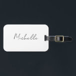 クラスススタイリッシュクリプト名前の追加 ラゲッジタグ<br><div class="desc">このデザインは人与え々の自信は明らかだシンプルが、同時にすべての注目を引き付けるだろう、あなたのためだけである。</div>