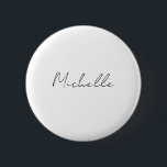 クラスススタイリッシュクリプト名前の追加 缶バッジ<br><div class="desc">このデザインは人与え々の自信は明らかだシンプルが、同時にすべての注目を引き付けるだろう、あなたのためだけである。</div>