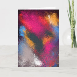 クラスタ赤いグリーティングカード カード