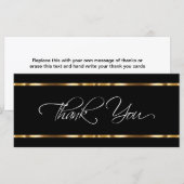 クラスダブルサイドフラットビジネスサンキューカード (正面/裏面)