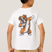 「クラストの中で我々は信頼する」ピおもしろいザ Tシャツ (裏面)