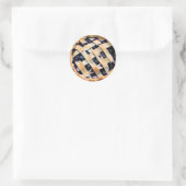 クラスト付きブルーベリファンシーーパイ ラウンドシール (バッグ)