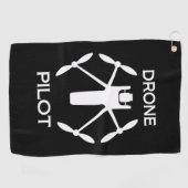 クラスドローンパイロット ゴルフタオル (横)