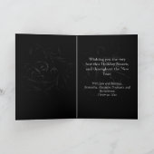 クラスニーモノグラムホリーリースホリデーカード シーズンカード (内部)