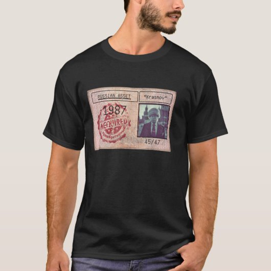クラスノフロシアのトランプET政治的風刺 Tシャツ (正面)
