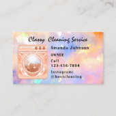 クラスハウスクリーニングサービスメイドコーラルランディB 名刺 (正面)