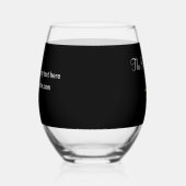 クラスバルク不動産仲介業者テーマ金ゴールドハウスシンボル ステムなしワイングラス (右)