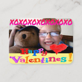 クラスパーソナライズされたバレンタインの日 ノートカード