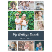 クラスパーソナライズされたフォトコラージュ先生 クリップボード (裏面)