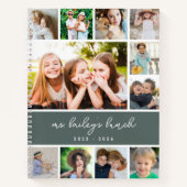 クラスパーソナライズされたフォトコラージュ先生 ノートブック (正面)