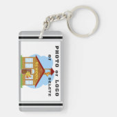 クラスパーソナライズされた懇親会ギフト。クラス懇親会 キーホルダー (裏面)