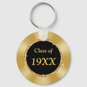 クラスパーソナライズされた懇親会ギフト、任意の年、色 キーホルダー (裏面)