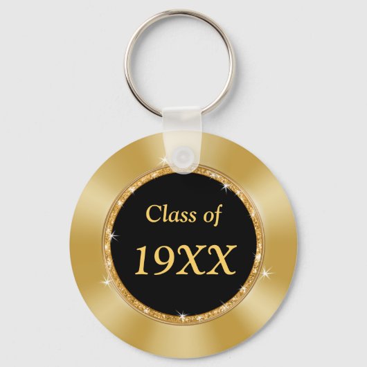 クラスパーソナライズされた懇親会ギフト、任意の年、色 キーホルダー (裏面)