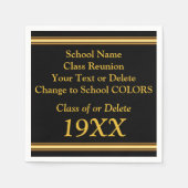 クラスパーソナライズされた懇親会ナプキンズインザカラーズ スタンダードカクテルナプキン (正面)