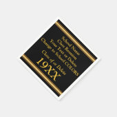 クラスパーソナライズされた懇親会ナプキンズインザカラーズ スタンダードカクテルナプキン (角)