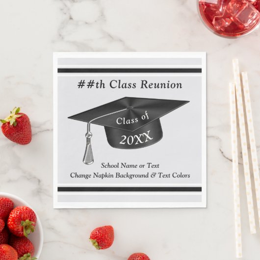 クラスパーソナライズされた懇親会パーティー供給ナプキンス スタンダードランチョンナプキン (インサイチュ)