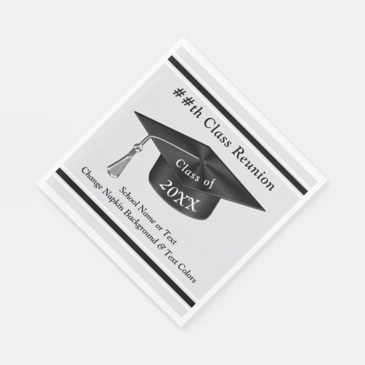 クラスパーソナライズされた懇親会パーティー供給ナプキンス スタンダードランチョンナプキン (角)