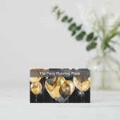 クラスパーティー計画サービスのバルーンテーマ 名刺 (スタンド正面)