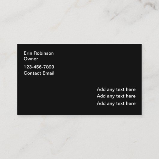 クラスパーティー計画サービスのバルーンテーマ 名刺 (裏面)